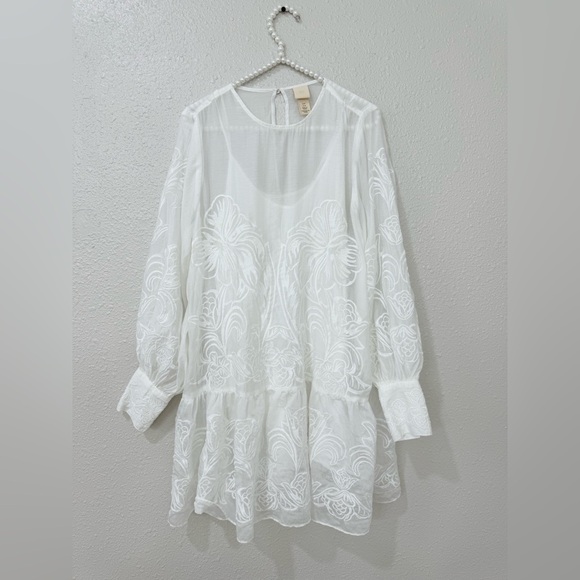 H&M Lyocell-blend tunic Dress Size M - Picture 2 of 12